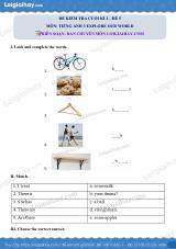 Đề thi học kì 2 Tiếng Anh 3 Explore Our World - Đề số 5